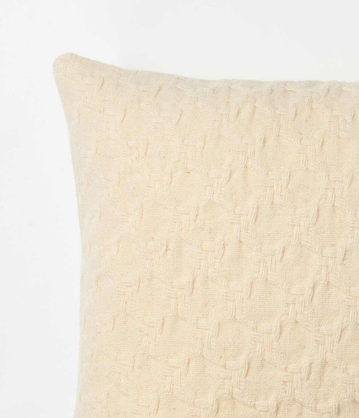 Plain Pied-de-Coq Cushion