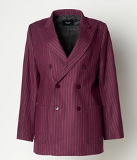 Blazer mit Nadelstreifen