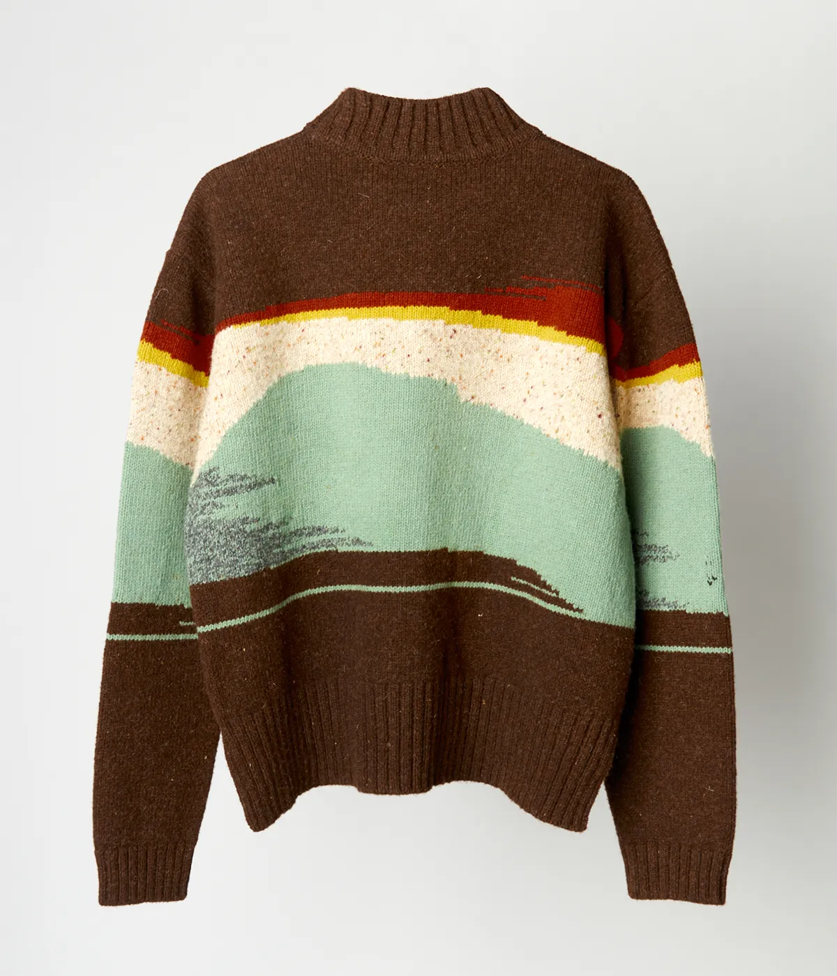 Pullover mit Landschaftsmotiv