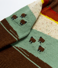 Pullover mit Landschaftsmotiv