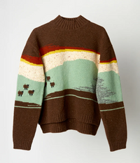Pullover mit Landschaftsmotiv