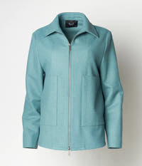 Chaqueta corta con cremallera