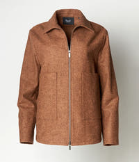 Chaqueta corta con cremallera