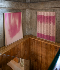 Pink Abstract Panel