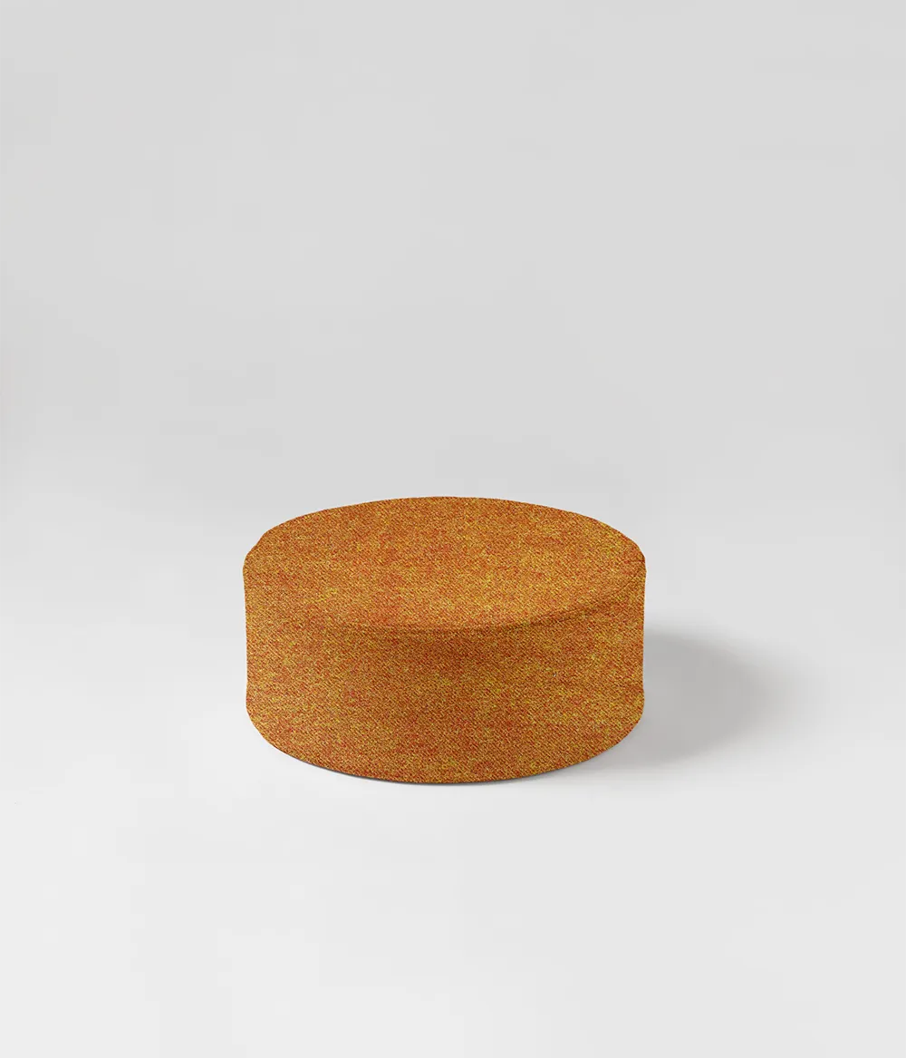 Wide Cylinder Pouffe