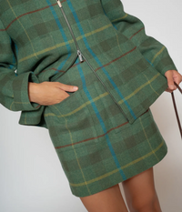 Check Mini Skirt