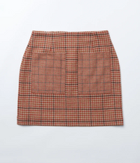Mini Pied-de-Poule Skirt