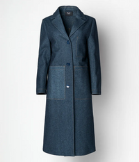 Wool Overcoat with Chest Pocket