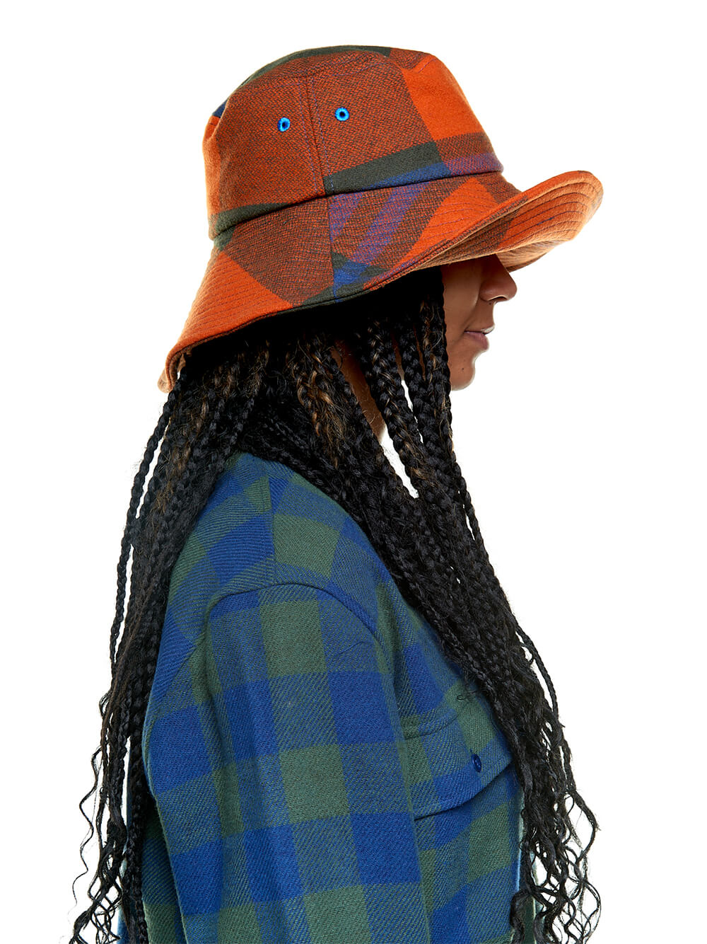 Wide Brim Bucket Hat